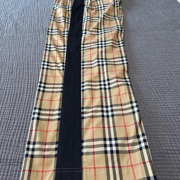 Louane Check Side Stripe Stretch Cotton Pants - 12 - Picture 2 of 5